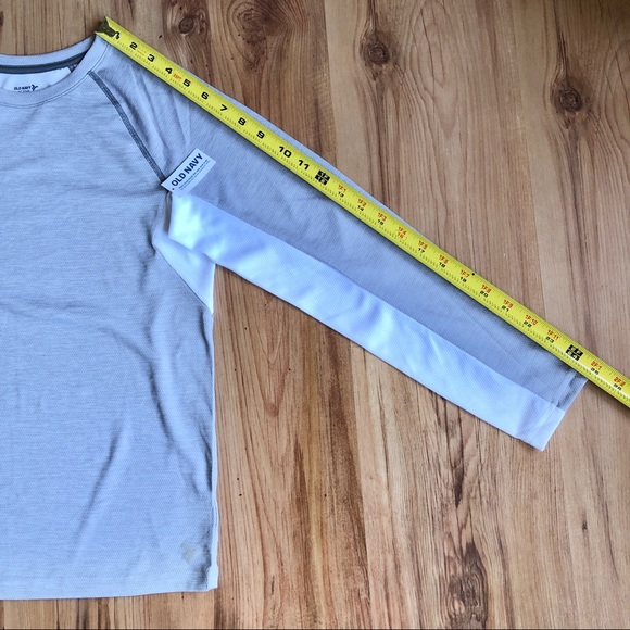 NEW Graphic Mesh T Shirt Long Sleeve XL Light Gray Boy’s UNISEX OLD NAVY - Picture 9 of 16